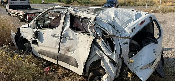 Takla atan otomobilde can pazarı: 1 ölü, 2 ağır yaralı