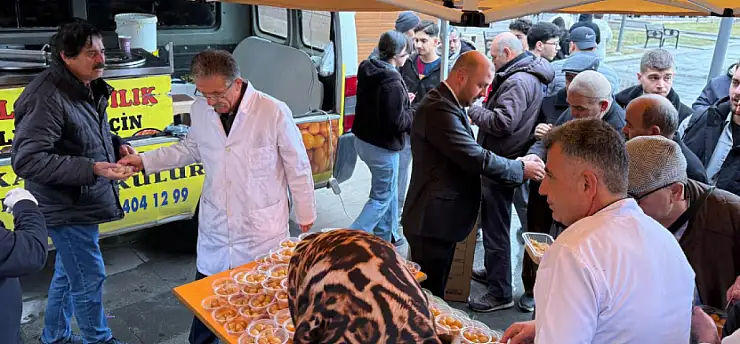 Taşkentliler Derneği'nden 6 Şubat deprem şehitleri için lokma ikramı