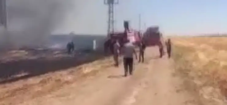 Yangına müdahale ederken ölümle burun buruna geldiler!