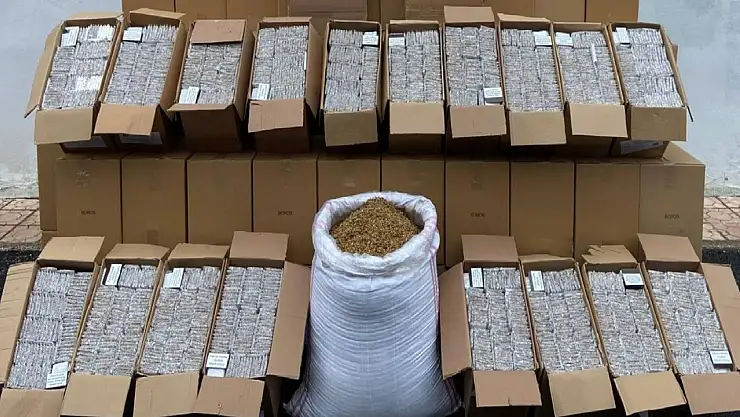 1 milyon 220 bin makaron ele geçirildi