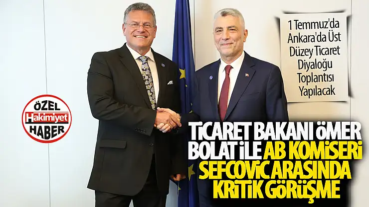 1 Temmuz'da Ankara'da Üst Düzey Ticaret Diyaloğu Toplantısı Yapılacak