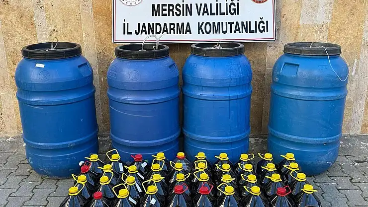 1110 litre sahte içki ele geçirildi