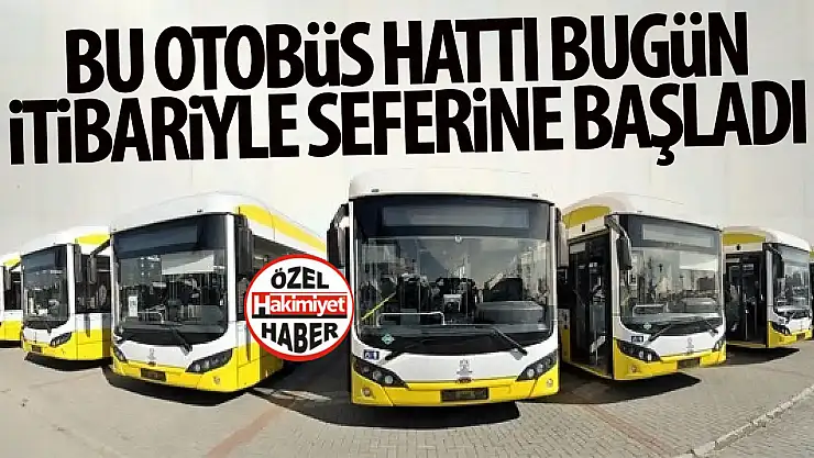 113 Nolu Otobüs Hattı Yeni Güzergahı İle Hizmete Başladı
