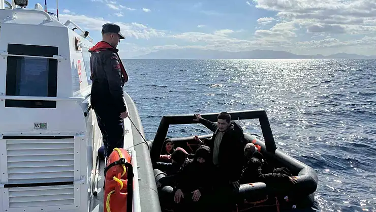 15 düzensiz göçmen kurtarıldı