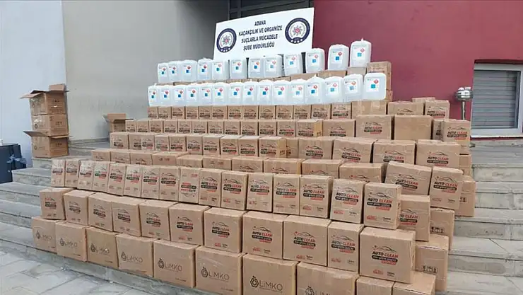 2 bin litre etil alkol ele geçirildi!