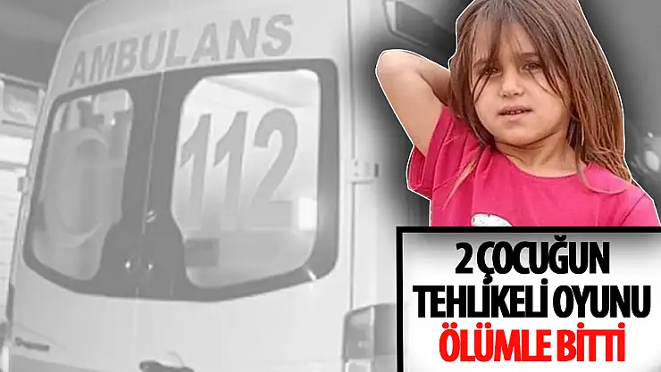 2 çocuğun oyunu ölümle bitti