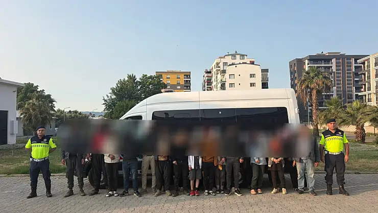 21 düzensiz göçmen yakalandı