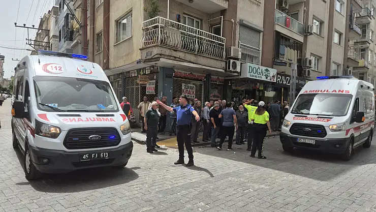 3 motosikletin çarpışma anları güvenlik kamerasında