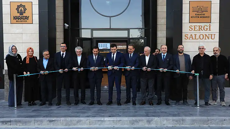 32 kursiyerin eserleri Karatay'da sanatseverlerle buluştu