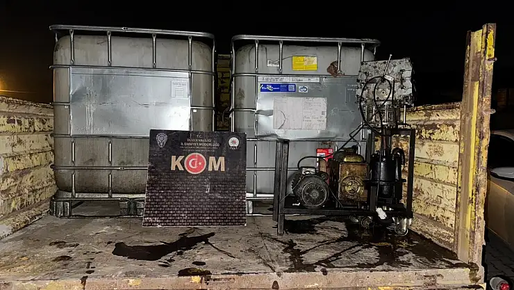 350 litre akaryakıt 15 kilo tütün ele geçirildi