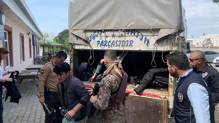 36 kaçak göçmen yakalandı