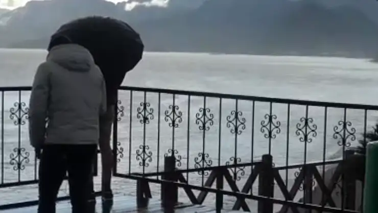 4 saatte 3 mevsimi yaşadılar