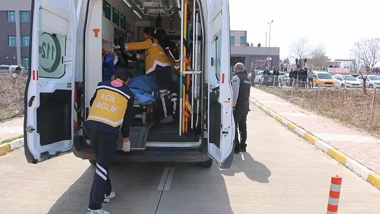 40 yaşındaki hastanın imdadına helikopterle yetiştiler!