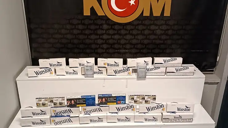 570 paket kaçak sigara ele geçirildi!