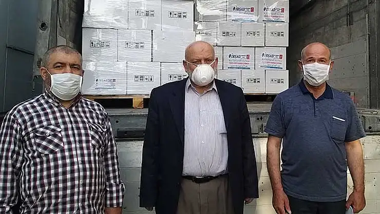 İrşad Vakfı Yardım Tırı Suriye için Konya'dan yola çıktı