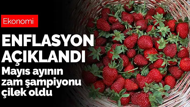 Mayıs ayının zam şampiyonu çilek oldu