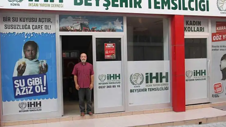 İHH Beyşehir Temsilciliği yeni yerinde 