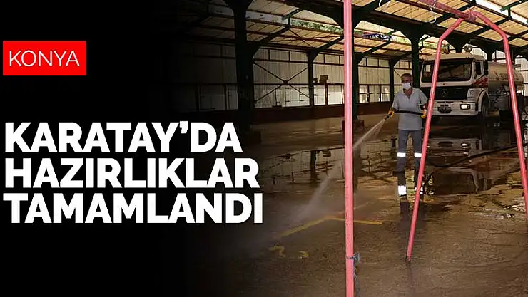 Konya Karatay'da kurban kesimi için belirlenen 13 noktada gerekli tedbirler alındı