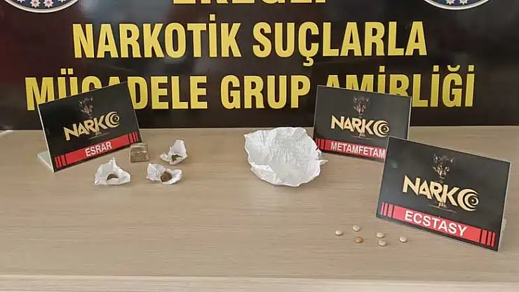 Konya Ereğli'de uyuşturucu operasyonu: 1 tutuklama