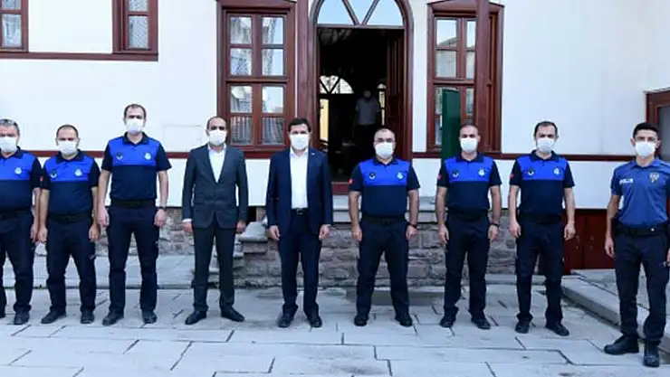 Başkan Kılca'dan Karatay Zabıta'ya tebrik ziyareti