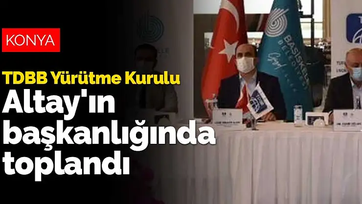 TDBB Yürütme Kurulu Uğur İbrahim Altay'ın başkanlığında Başiskele'de toplandı