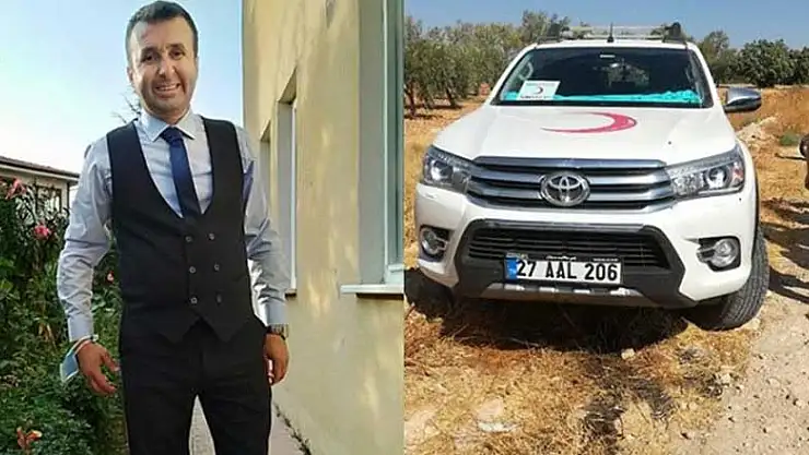 Suriye'de Kızılay aracına saldırı: 1 şehit, 1 yaralı