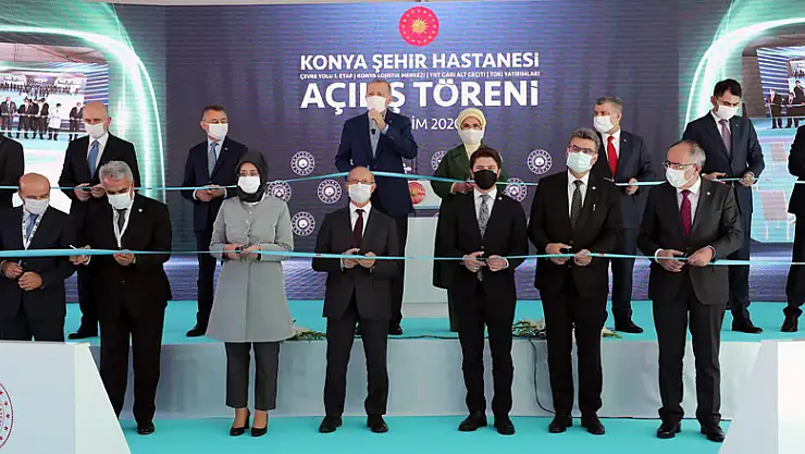 Konya Şehir Hastanesi ve yatırımların toplu açılış töreni