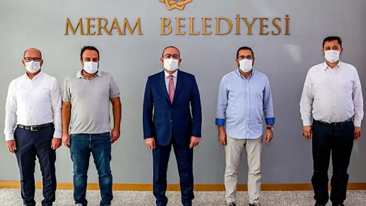 Konya Müteahhitler Birliği Derneği'nden Kavuş'a ziyaret