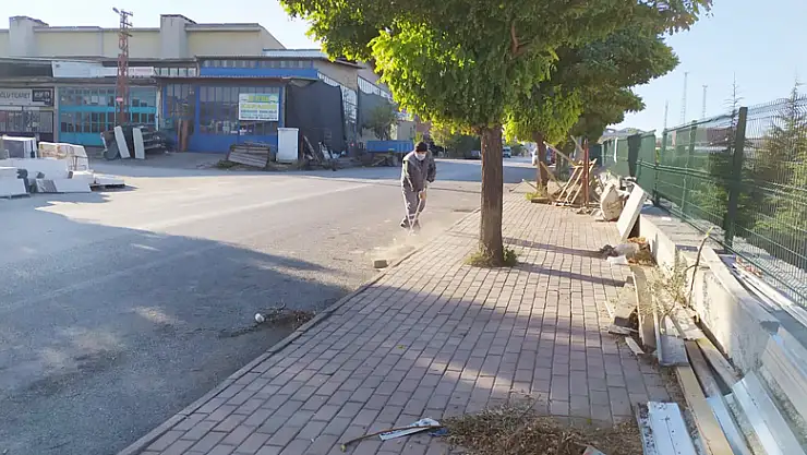 Konya Beyşehir Sanayi Sitesinde temizlik seferberliği