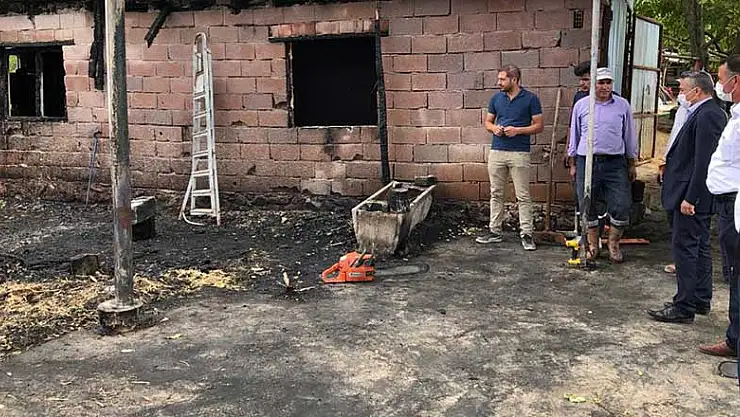 Seydişehir Belediye Başkanı Tutal'dan yangın mağdurlarına geçmiş olsun ziyareti