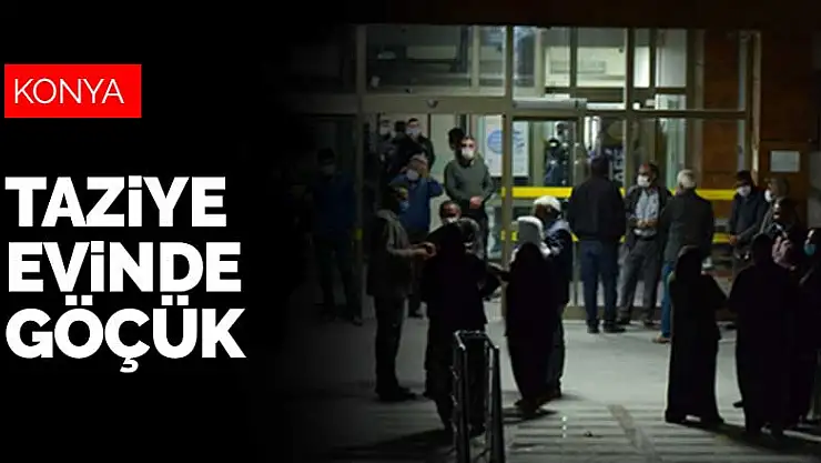 Konya'da taziye evinde göçük meydana geldi! 11 yaralı