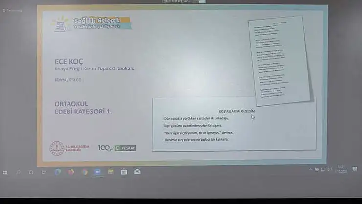 Yetenek yarışmasının Türkiye birincisi Ereğli'den
