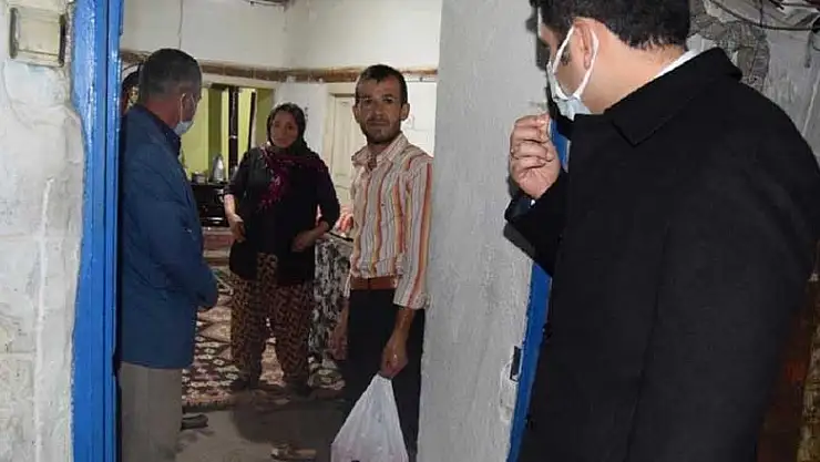 Kaymakam Gilan'dan Hadim ve Taşkent'teki engelli vatandaşlara ziyaret