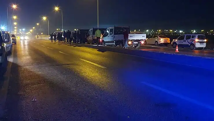 Selçuklu'yu birbirine katan kaza