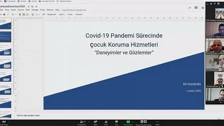 KTO Karatay'da pandemide sosyal hizmetler konuşuldu