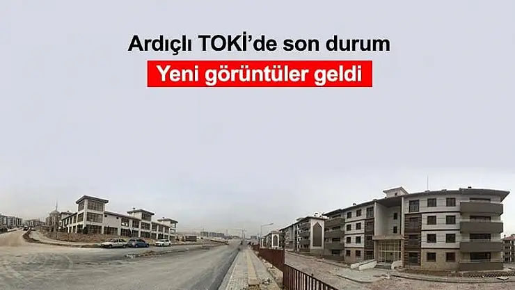 Konya Ardıçlı TOKİ'de teslim tarihi çok yakın! Son görüntüler geldi