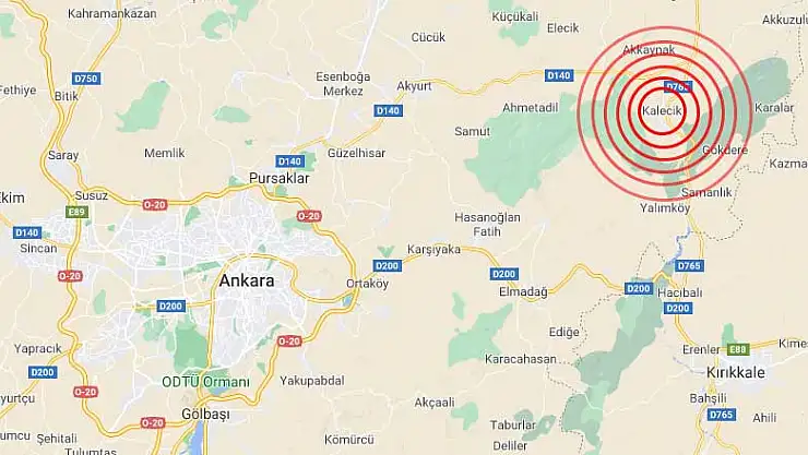 Ankara Kalecik'teki depremle ilgili iki önemli açıklama! Hasar var mı?