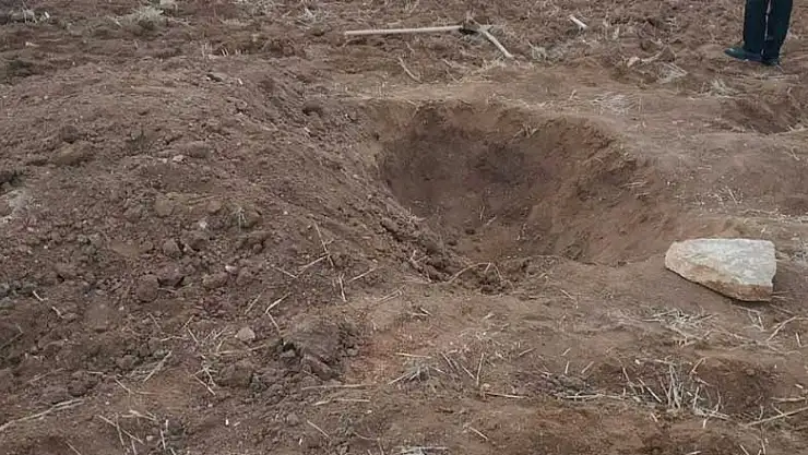 Konya'da kaçak kazıya Jandarmadan suçüstü