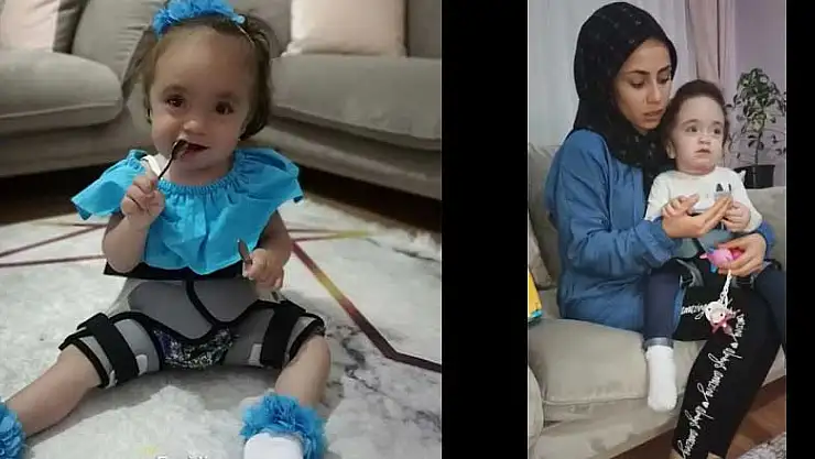 Konya'da 2 yaşındaki minik Buğlem tedavi için yardım bekliyor