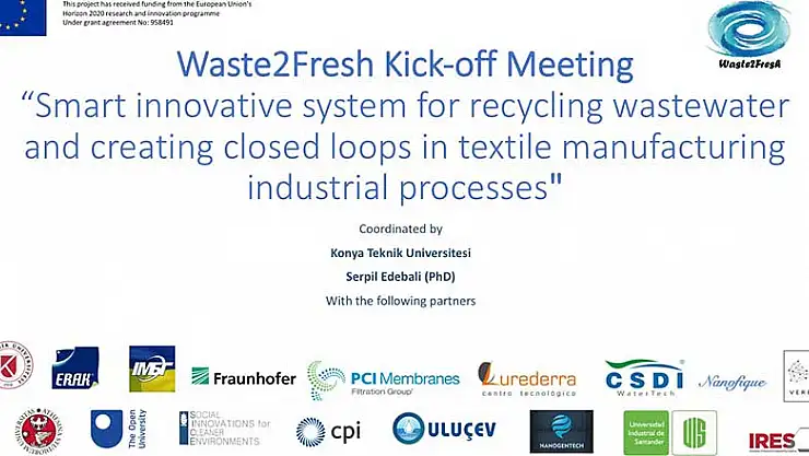 Konya Teknik Üniversitesi koordinatörlüğünde 'Waste2Fresh' projesi başladı 