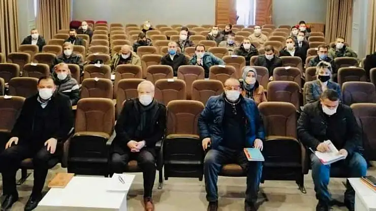 Konya Bozkır'da 2020-2021 Dönem Sonu Müdürler Toplantısı gerçekleştirildi