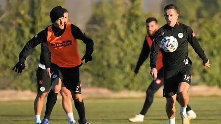 22. haftayı bay geçen Konyaspor Gençlerbirliği maçı hazırlıklarına başladı