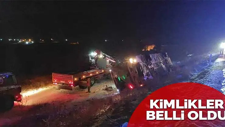 Konya'daki feci buzlanma kazasında hayatını kaybedenlerin kimlikleri belli oldu