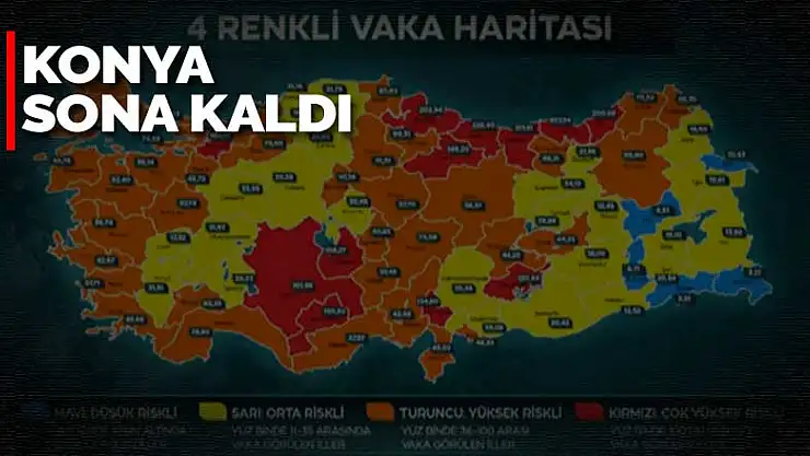 Kademeli normalleşme nasıl olacak? Kırmızı renkli Konya ne zaman normalleşecek?