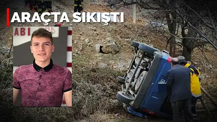Konya-Seydişehir yolunda kaza! Araçta sıkışan 19 yaşındaki genç hayatını kaybetti