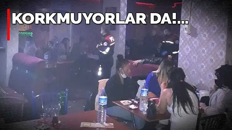 Konya'da müzikli alkollü eğlenceye polis baskını