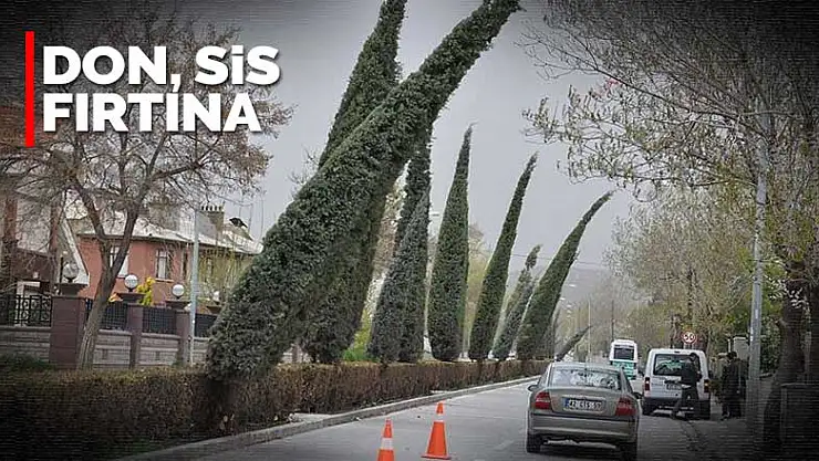 Meteorolojiden Konya'ya don, sis ve kuvvetli rüzgar uyarısı