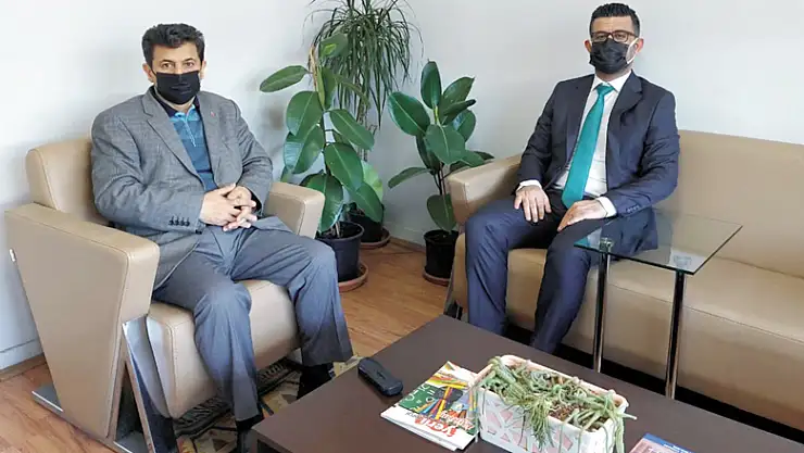 Ömer Süt'ten gazetemize ziyaret