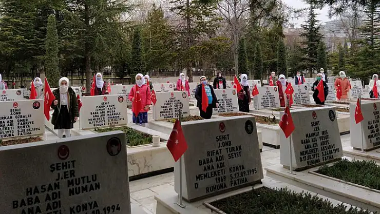 Bilgehanelerdeki hafızlık öğrencileri şehitlerimizi andı
