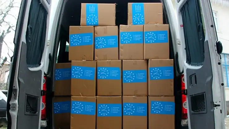 Konyalı gurbetçilerden ihtiyaç sahiplerine Ramazan yardımı